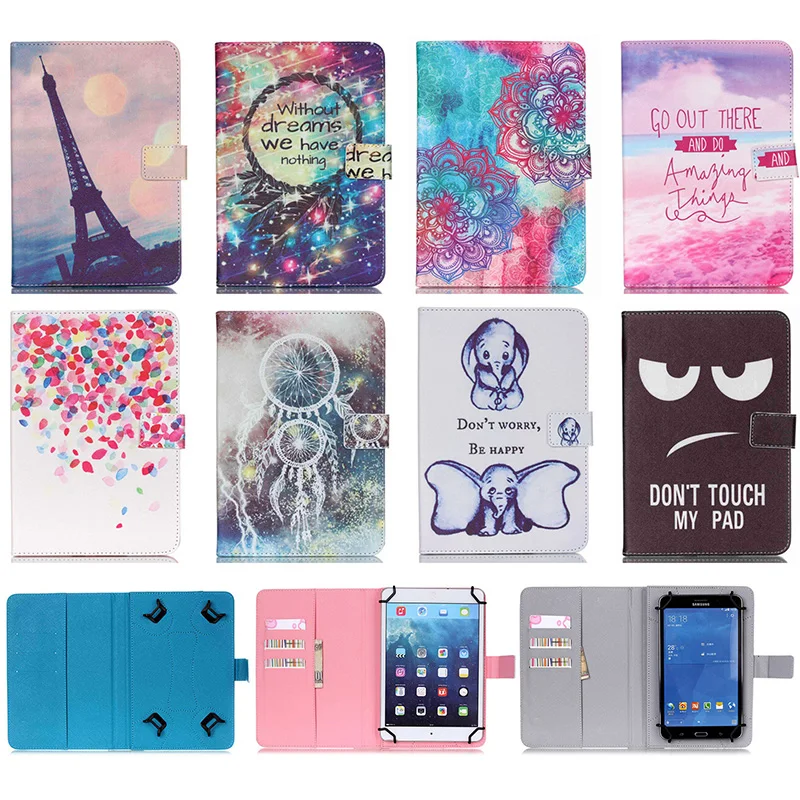 Universal 10 Inch Tablet Case Print Pattern Wallet Magnetic Buckle Flip Stand Protective Cover Case For Android iPad Asus Tablet Universal 10 Inch Tablet Case Print Pattern Wallet Magnetic Buckle Flip Stand Protective Cover Case For Android iPad Asus Tablet