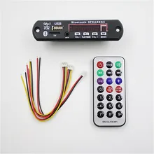 New Arrival Wireless Bluetooth 12V MP3 WMA Decoder Board Audio Module TF USB Radio for Car