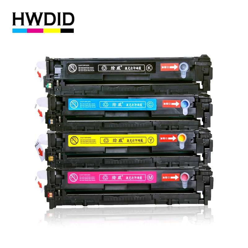 

HWDID CF210A 210A CF211A CF212A CF213A Toner Cartridge Compatible for HP LaserJet CP1215 CM1312 Pro 200 color M251nw M276nw