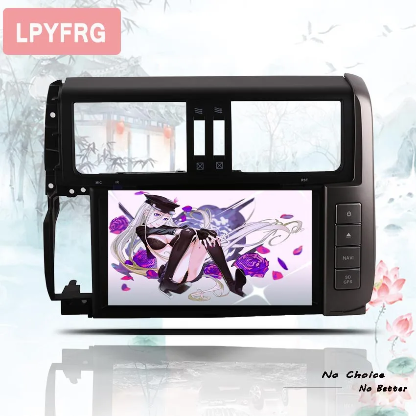 Best Android 9.0 8core 4gb auto-stereo music video pc media unit with 3/4g wifi gps glonass sat navi for Prado 150 2010- aux usb sd 1