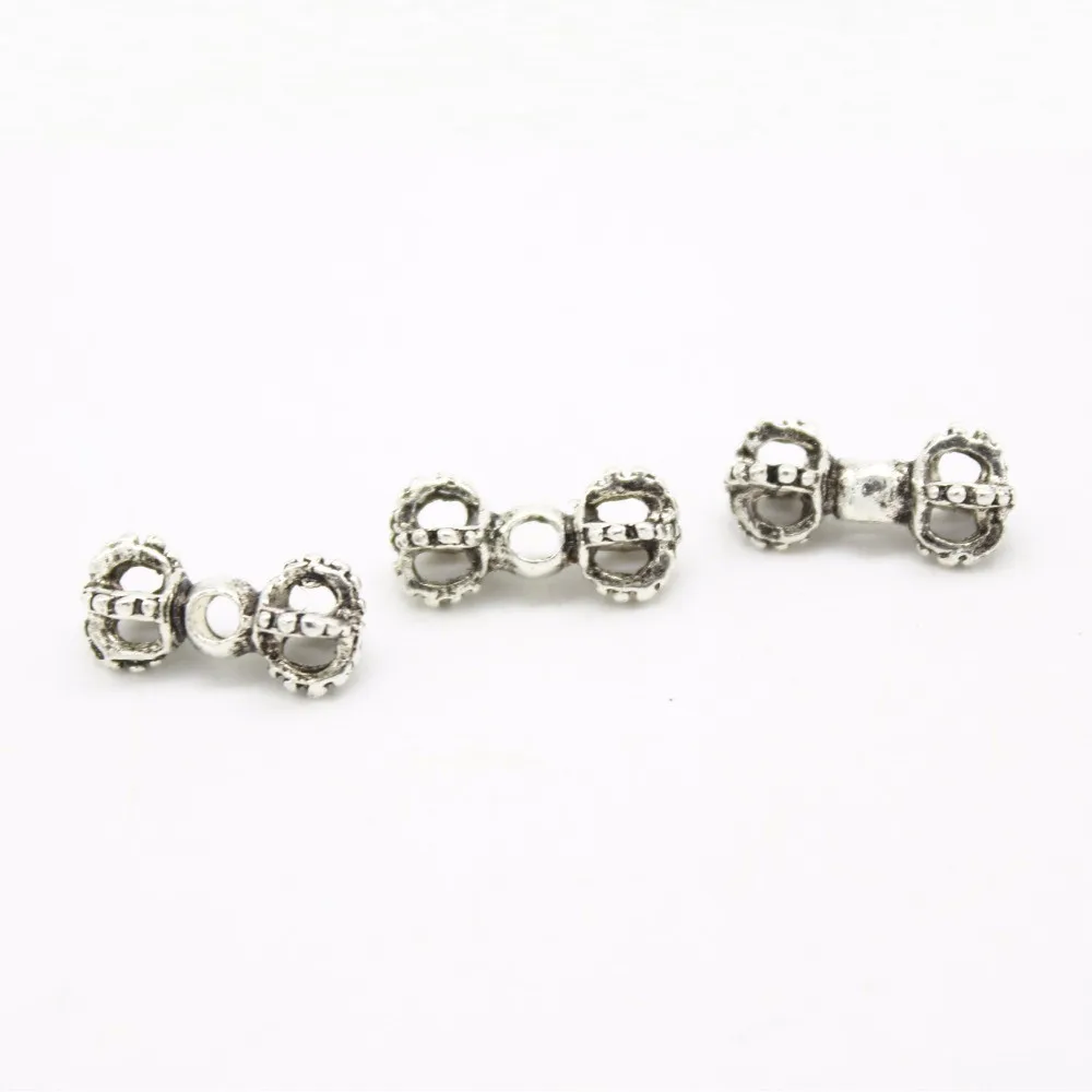10 TIBETAN SILVER HEART SPACER BEADS 10MM JEWELLERY MAKING CRAFTS 