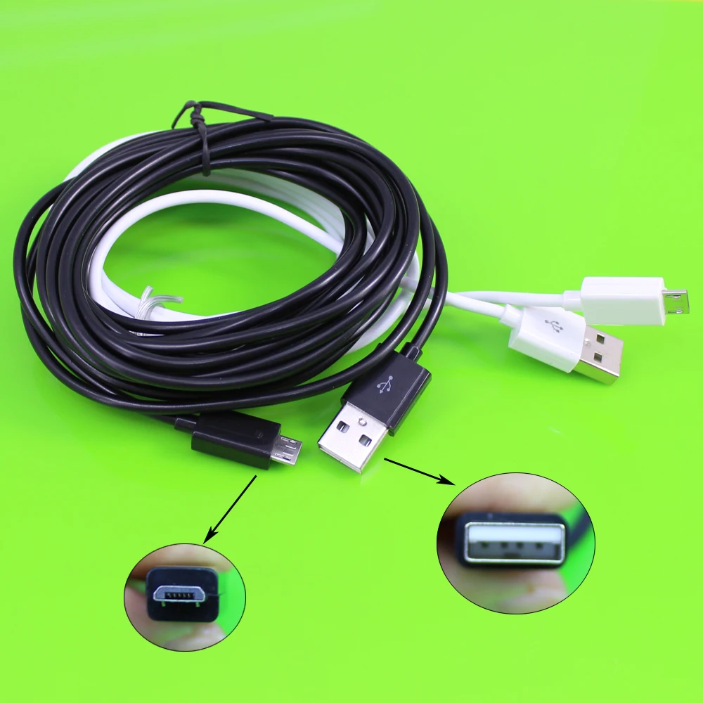 3M Extra long Micro USB charger cable play charging cord Line for Sony