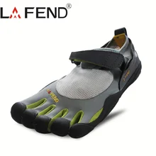 LAFEND китайская брендовая дизайнерская резиновая обувь с пятью пальцами для улицы, Нескользящая дышащая легкая альпинистская обувь для мужчин