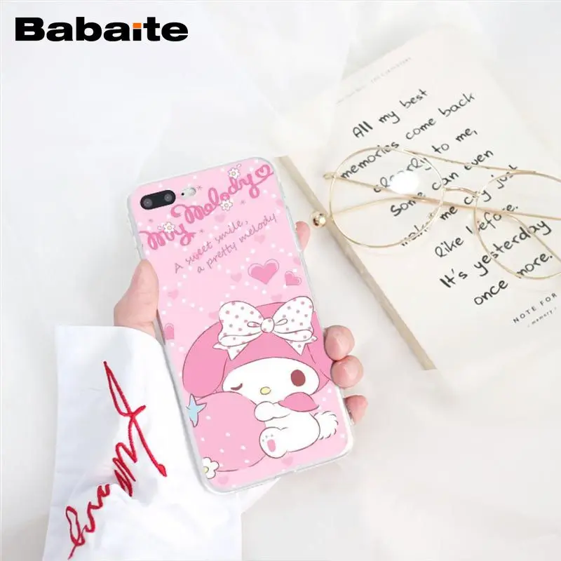 Babaite милый чехол для телефона My Melody Little с двумя звездами для iphone 11 Pro 11Pro Max 8 7 6 6S Plus X XS MAX 5 5S SE XR