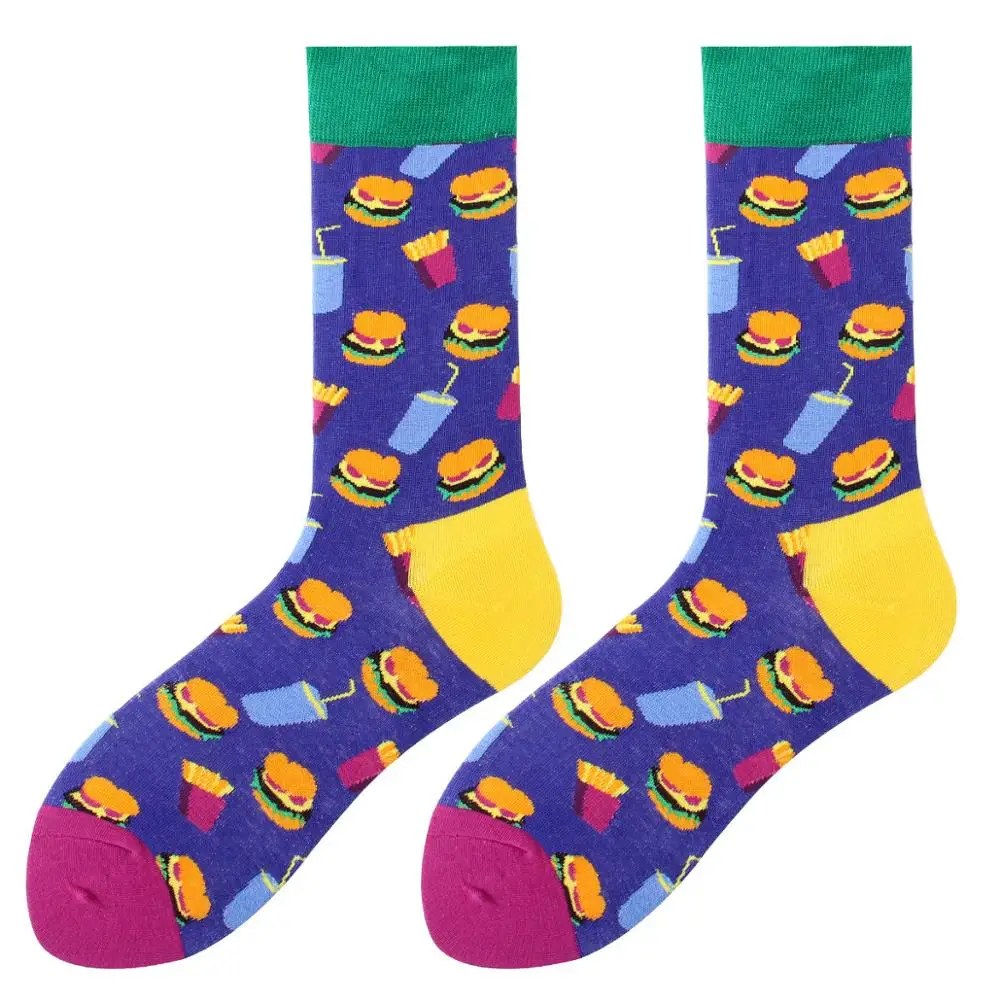 Casual-Cotton-Men-Colorful-Cartoon-Animals-Plant-Food-Pattern-Socks-Harajuku-Jacquard-Street-Hip-Hop-Funny(2)