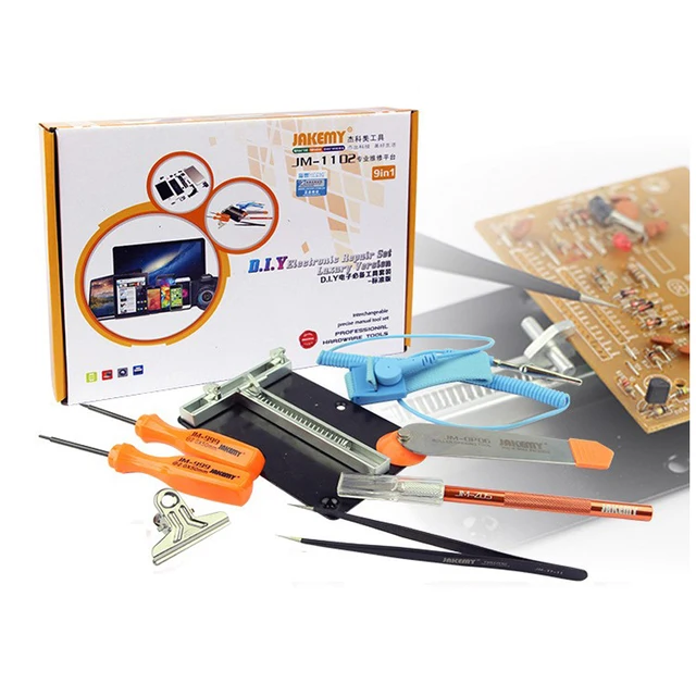 Hot Promo DIY JM-1102 electric screwdriver set mobile phone repair tools hardware platform for iphone samsung laptop notebook computer
