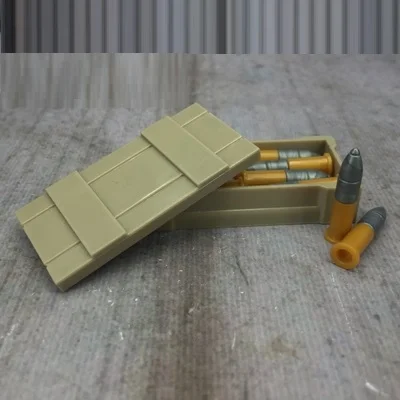 

War Weapon Box Cannonball Machine Gun Weapons Original Toy Swat Police Military Weapons Accessories Compatible Building Blocks