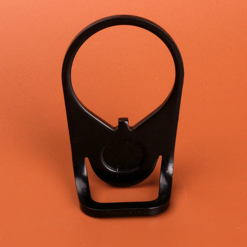 Hunting AR15 Black Ambidextrous End Plate Sling Adapter w Large 180 Degree Loop