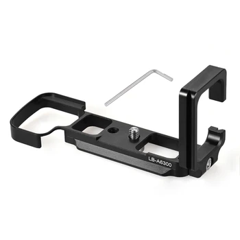 

Vertical Quick Release L Plate L-shaped Bracket for Sony A6300 ILCE6300 Camera Compatible for Arca Swiss