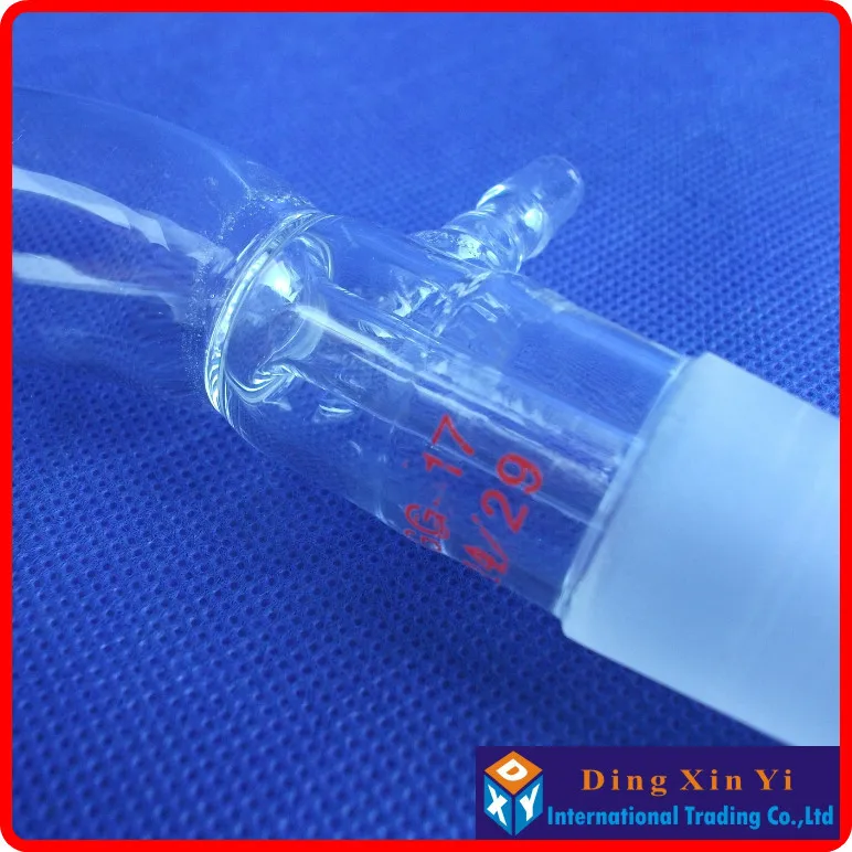 105 degree Vacuum receiving tube,Standard Ground Mouth.Standard mouth 24#*24#,Used for distillation unit