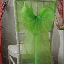 № 44 зеленый цвет органза чехлы на стулья/стул шапки/крепежная створка стула для свадебного мероприятия и вечерние& Home& украшение для банкета ткани