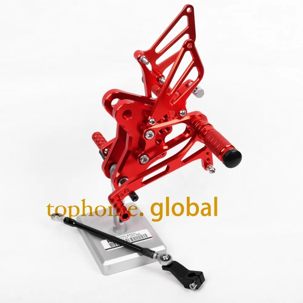 

Motorcycle CNC Rearsets For HONDA CBF150 foot pegs Red Colour Foot Pegs Rear Set