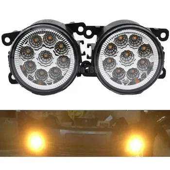 

2PCS LED Front Fog Lights H11 Car Styling Round Bumper Halogen fog lamps 12V For Mitsubishi OUTLANDER II CW_W Closed Off-Road