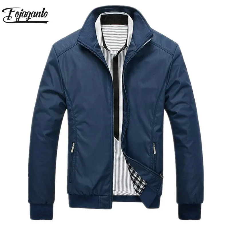 

FOJAGANTO Fashion Brand Mens Jacket 2019 New Mens Jacket Sportswear Bomber Jacket Mens Casual Jackets Coats Clothing