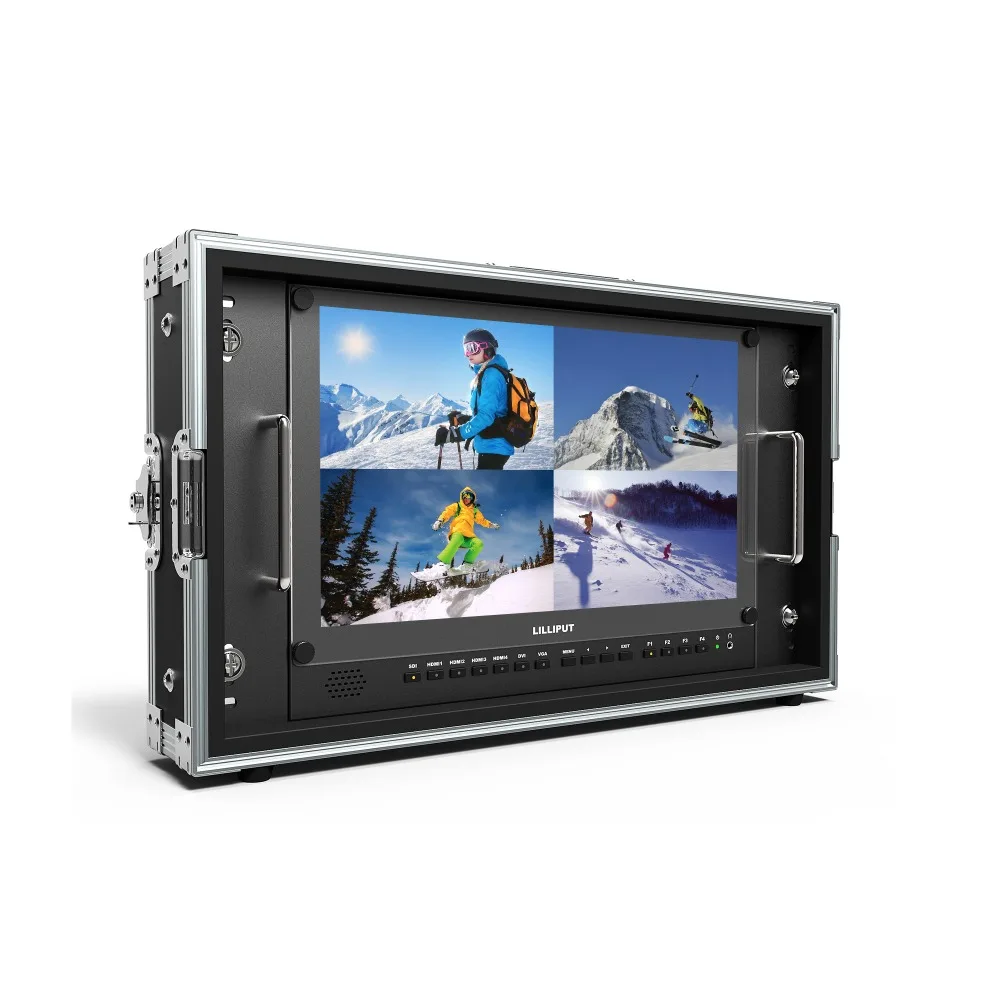 Lilliput BM150-4K 15," 4 K вещательный монитор ULTRA-HD 6U стойка монитор HD SDI 3840x2160 SDI HDMI Tally VGA