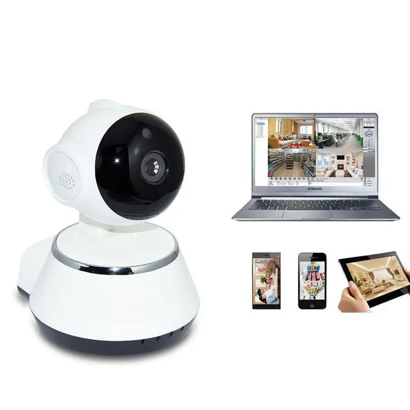 

HD Wireless 720P Pan Tilt Network Home CCTV IP Camera IR Night Vision WiFi Webcam Support IOS Android