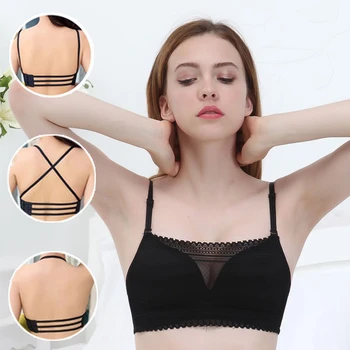 

2019 Women Beauty Padded Wrapped Chest Bra Lace Strap Tube Top Bandeau Underwear Sexy Lace Bottoming Camisole Bustier Beach Tank