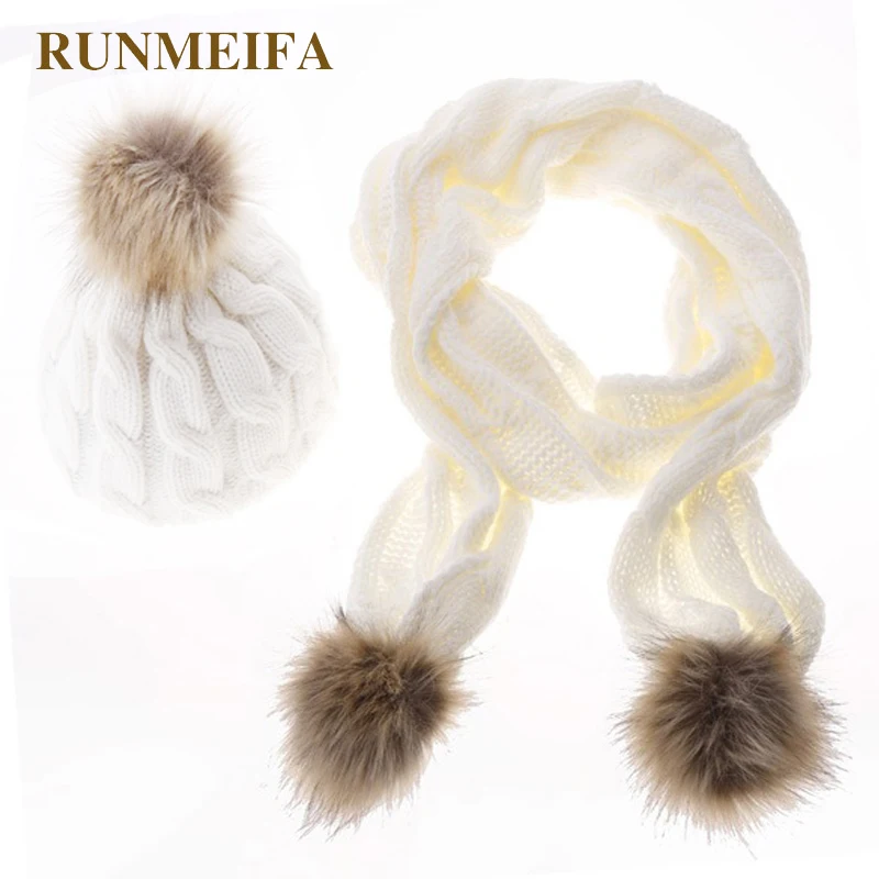 2108 Новые Модные Классические Акриловые Теплый шарф hat Набор для женщин осень и зима сплошной hat scarf gift в наличии