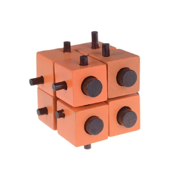 

1pcs Puzzles Toys Wooden Toys Of Kong Ming Lock Puzzle Game Montessori Educational Magic Box Of 8 Parts For Adults Children