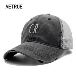 Aetrue Лето Бейсбол Кепки сетки Для мужчин Кепки Gorras 5 Панель Hombre Шапки хип-хоп мужской Регулируемый шляпа Шапки для Для мужчин для женщин папа