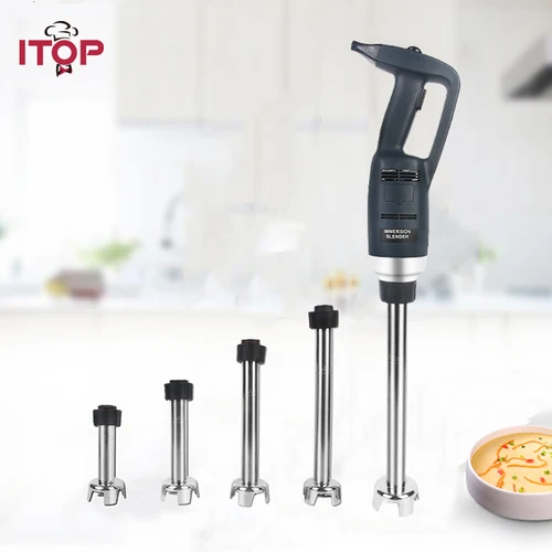 ITOP 상업용 스테인리스 스틸 블렌더 스틱, 핸드헬드 침수 블렌더 식품 믹서기용, 160mm, 200mm, 250mm, 300mm, 400mm, 500mm 2