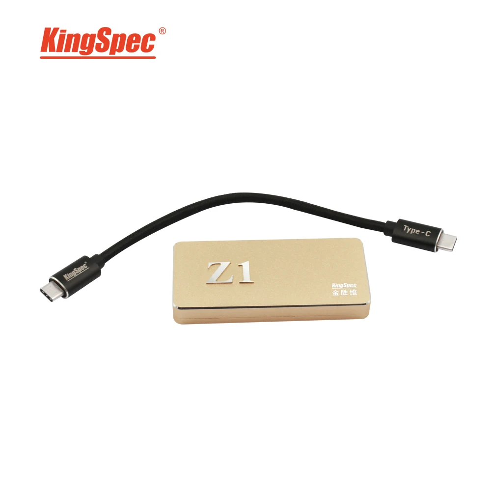 Z1-S256 USB3.1 10 ГБ/СЕК. Внешний SLC SSD KingSpec 256 ГБ Портативный Твердотельный Диск Замена