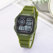 Ohsen светодио дный светодиодные квадратные часы цифровой водостойкий Будильник хронограф Высокое качество часы мужские спортивные наручные часы Мужские часы Herren Uhren