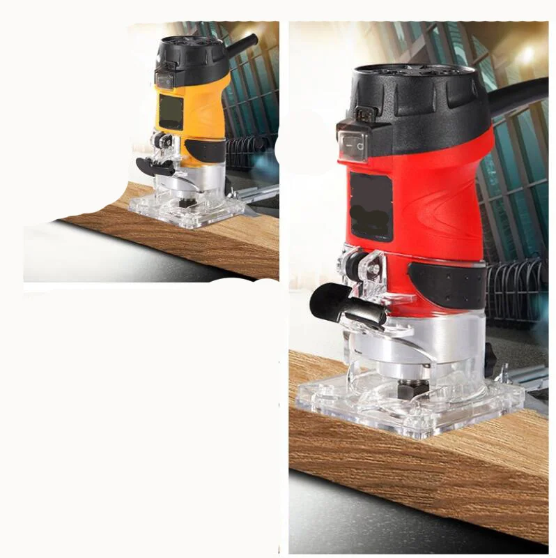 6mm 1/4'' Powerful Wood Trim Router 600W 220V 32000RPM Electric Trim