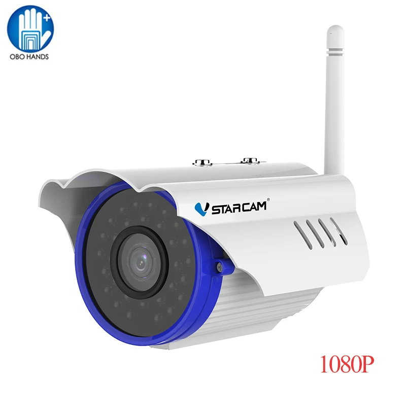 

VStarcam Wireless Wifi IP Camera Outdoor Video Surveillance Camera 1080P Full-HD Bullet IP66 Waterproof IR-CUT Night Vision C15S