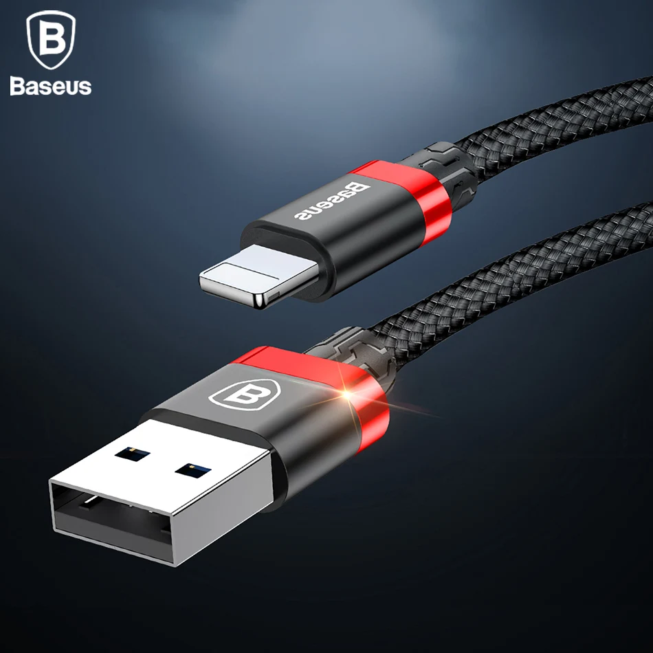 Baseus 2A USB كابل الشاحن ل فون X 8 7 6 5 باد سريع شاحن كابل شحن الهاتف المحمول كبل مزامنة بيانات المعادن كابل يو اس بي Baseus 2A USB كابل الشاحن ل فون X 8 7 6 5 باد سريع شاحن كابل شحن الهاتف المحمول كبل مزامنة بيانات المعادن كابل يو اس بي