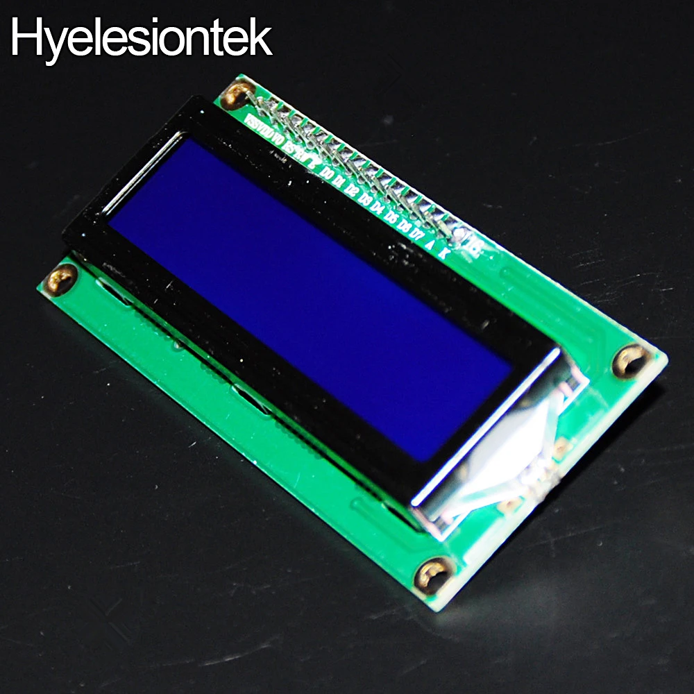Модуль для Arduino 1602 с синей подсветкой ЖК дисплей 16х2 HD44780 персонаж IIC I2C W/плата