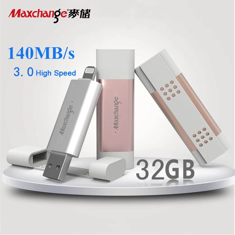 Maxchange USB Flash Drive 32GB Storage Flash Memory Pendrive OTG USB 3 0 U font b