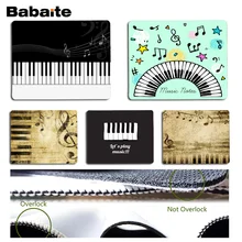 Babaite Новая печатная музыка нот фортепиано Удобная мышка коврик для игровой мыши размер для 180x220x2 мм и 250x290x2 мм маленький коврик для мыши