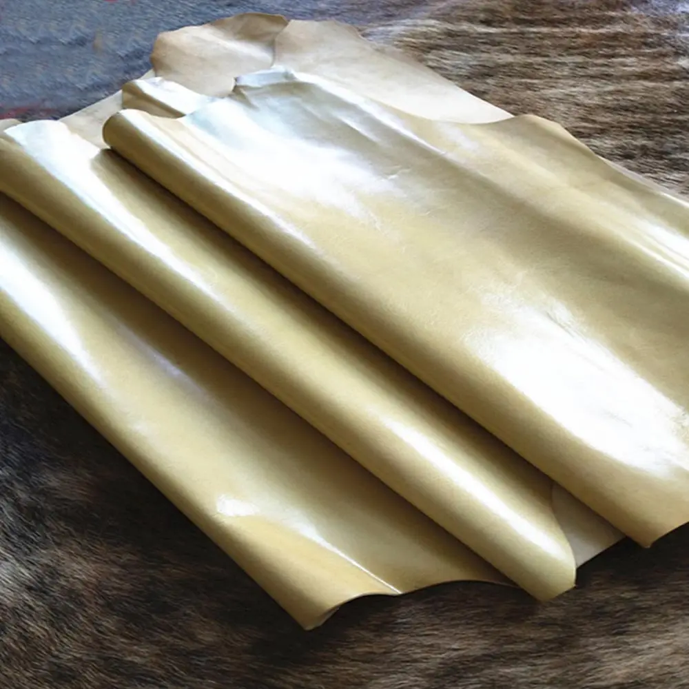 

Junetree vegetable tanned goat skin for Leather carving vegetable tanned leather genuine leather about 1.0mm