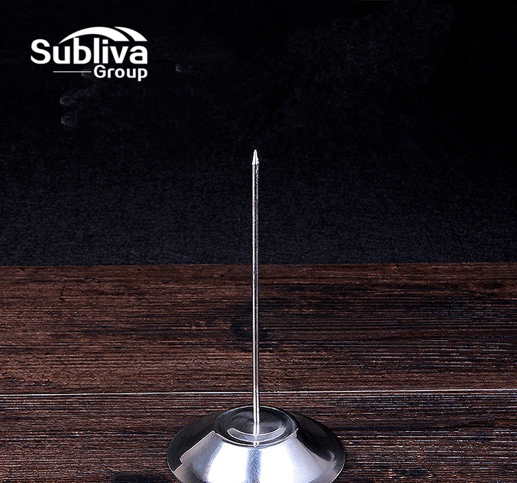 

Stainless Steel Straight Rod Paper Memo Holder Bill Fork Fork for Receipt Receipt Note Spike Stick kitchen accessories tools