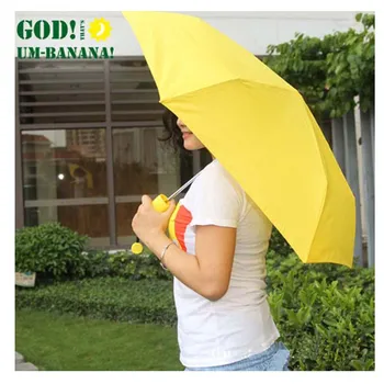 

Cute Banana Umbrella Women Aids Gifts Protection Windproof Folding Umbrellas Paraguas Banana Paraguas Rain and Parasol WZP166
