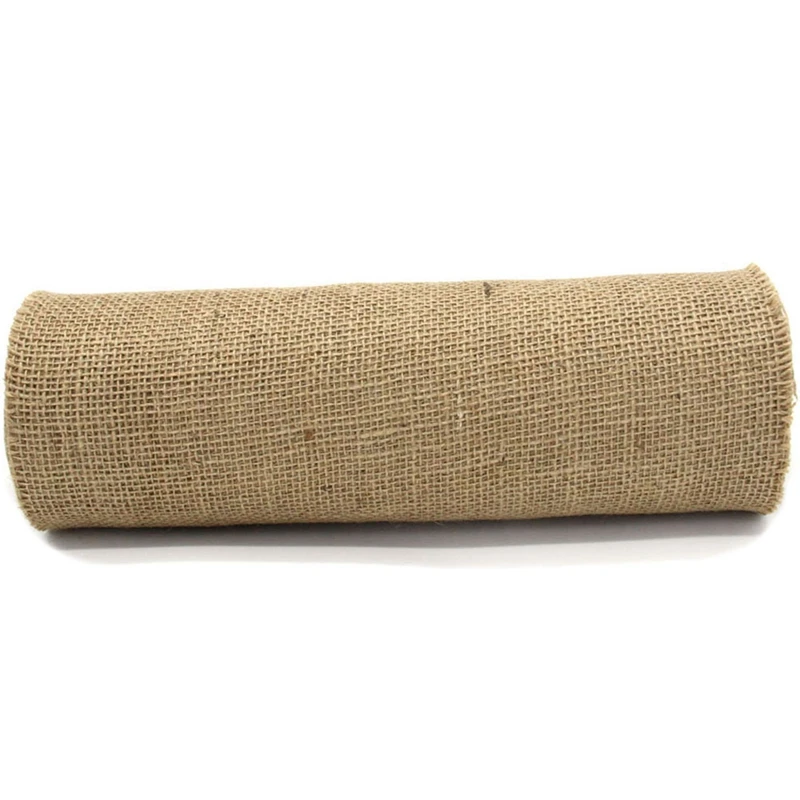 

10M x 35Cm Hessian Burlap Ribbon Rustic Wedding Belt For Diy Crafts Home Wedding Decoration