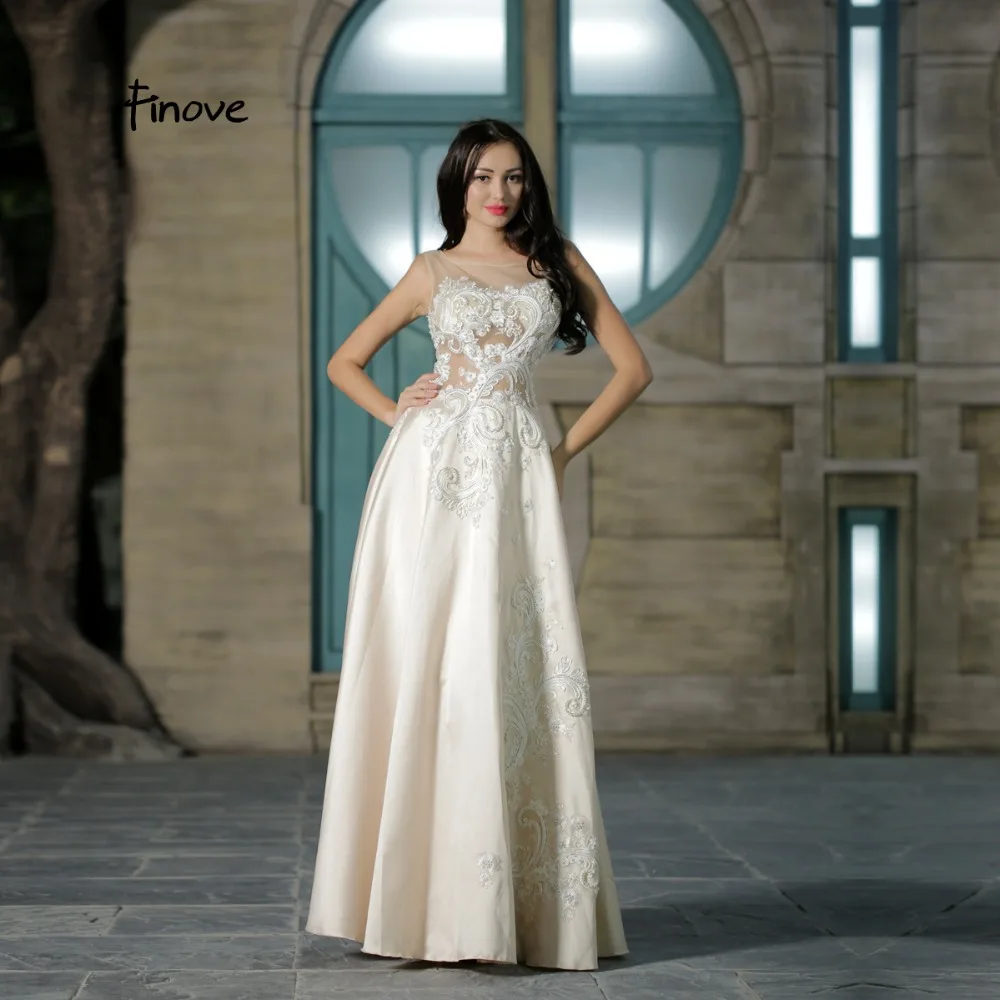 Белое платье для выпускного вечера Finove новый дизайн 2020 ПРОСТАЯ ПРОЗРАЧНАЯ
