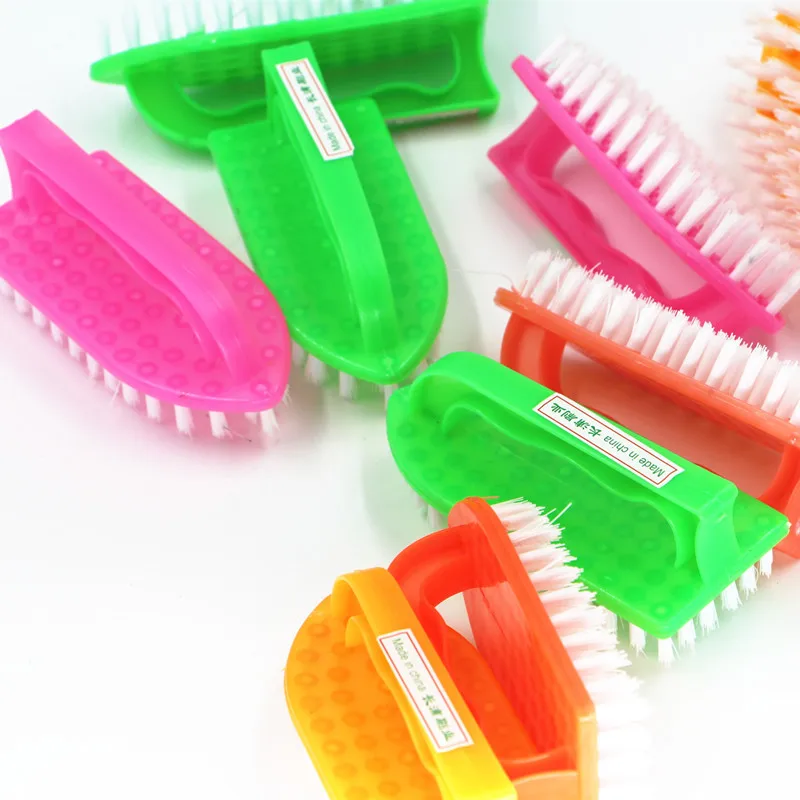 Color plastic brush scrub brush washing tub with cleaning brush stall
