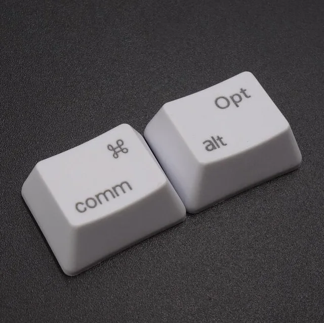 Клавишные колпачки pbt Commond и опционные ключи Cherry MX Чехлы для клавиш для MX Switches Механическая игровая клавиатура - Цвет: Красный