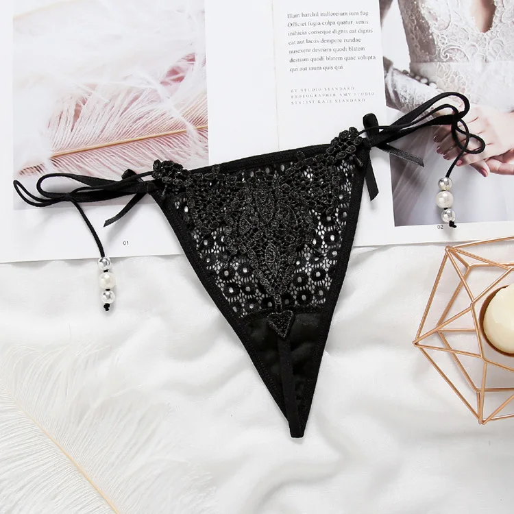 Women Sexy G String Lace embroidery String Hollow Out Thong Panties Shorts tangas Lingerie Underwears Underpants New Styles