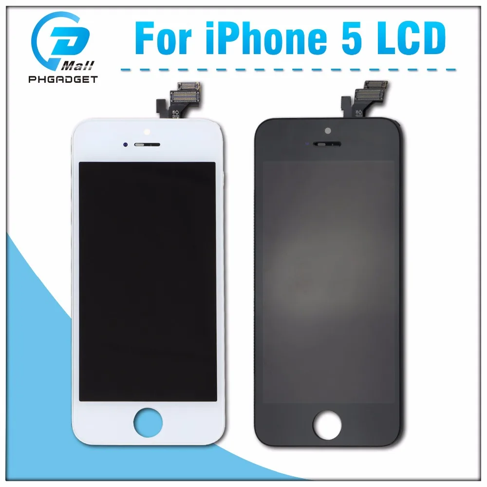 12pcs per lot Newest Cheap Quality LCD for iPhone 5 Assembly  (2)