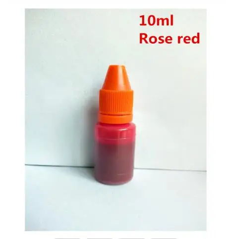 10 мл красочные чернила светочувствительное уплотнение для изготовления карт печать для скрапбукинга силиконовый дневник принадлежности для Diy - Цвет: rose red