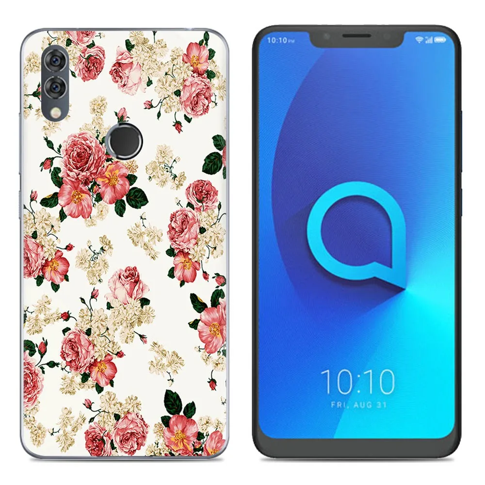 Мягкий чехол для телефона, силиконовый чехол для Alcatel 5V 6,2 дюймов, модный прозрачный чехол из ТПУ с красочным рисунком - Цвет: 11