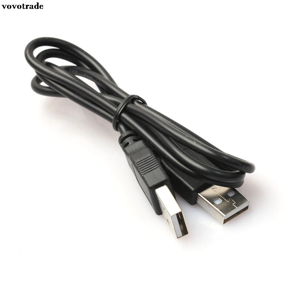 vovotrade 0.8M USB 2.0 Type A Male to A Male Cable Hi-Speed 480 Mbps Black Factory Price Drop Shipping