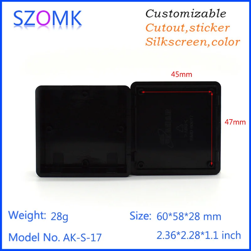 plastic enclosure for electronics control box szomk diy enclosure junction box plastic housing small abs instrument enclosure distribution box black plastic box enclosure electronics case  (11).jpg
