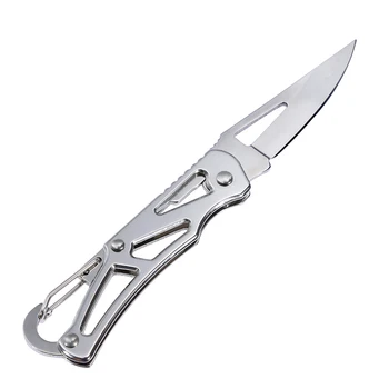 

Stainless Steel Outdoor Foldable Knife Pocket Keychain Knife Fruit Cutter For Hunting Camping Fishing Climbing Survival Tool