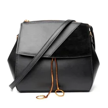 Fashion bat-shaped mosaic scrub Genuine Leather women messenger bags New Calfskin Crossbody Bags Vintage Women shoulder bag
