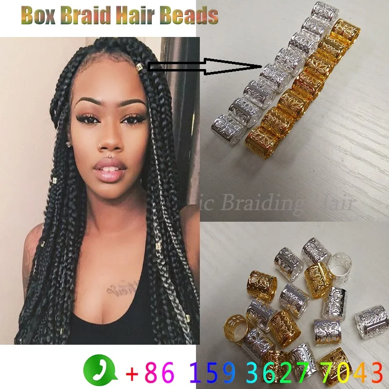 Aliexpress.com : Buy Newest Hair Beads Box Braids Metal Tube Micro Ring ...