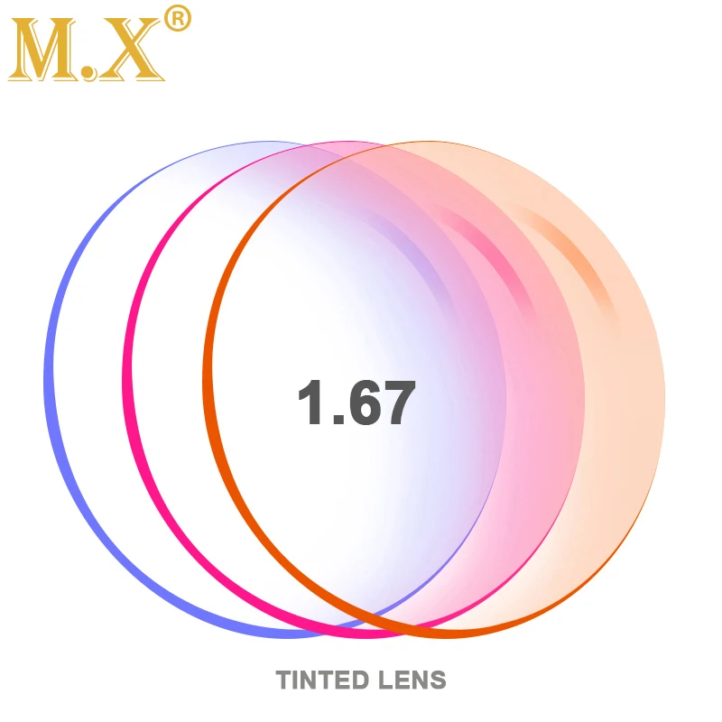 

1.56 1.61 1.67(-8.00~+8.00)Tinted Dyeing Prescription CR-39 Resin Optical Glasses Lenses Myopia Hyperopia Mirror Sunglasses Lens